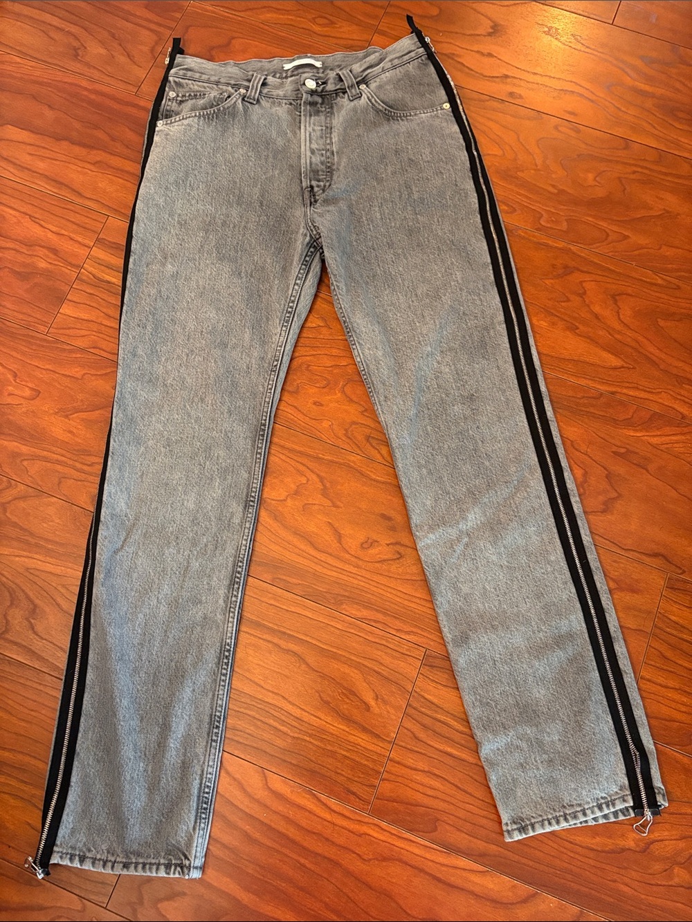 Helmut Lang Gray Denim Jeans